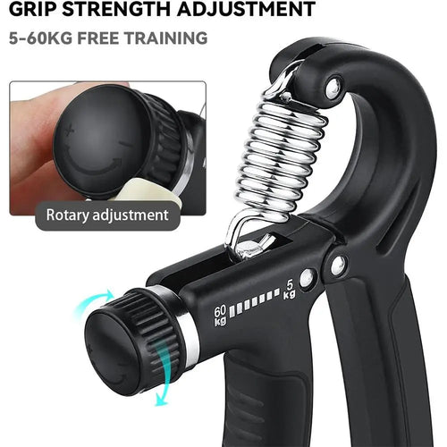 Workout Hand Gripper, Grip Trainer, 11Lbs-132Lbs Hand Grip Exerciser, Forearm Grip Strengthener, Exercise Hand Grip Strengthener, Adjustable Hand Strengthener, Workout Equipment, Home Gym Equipment, Valentine'S Day Gift